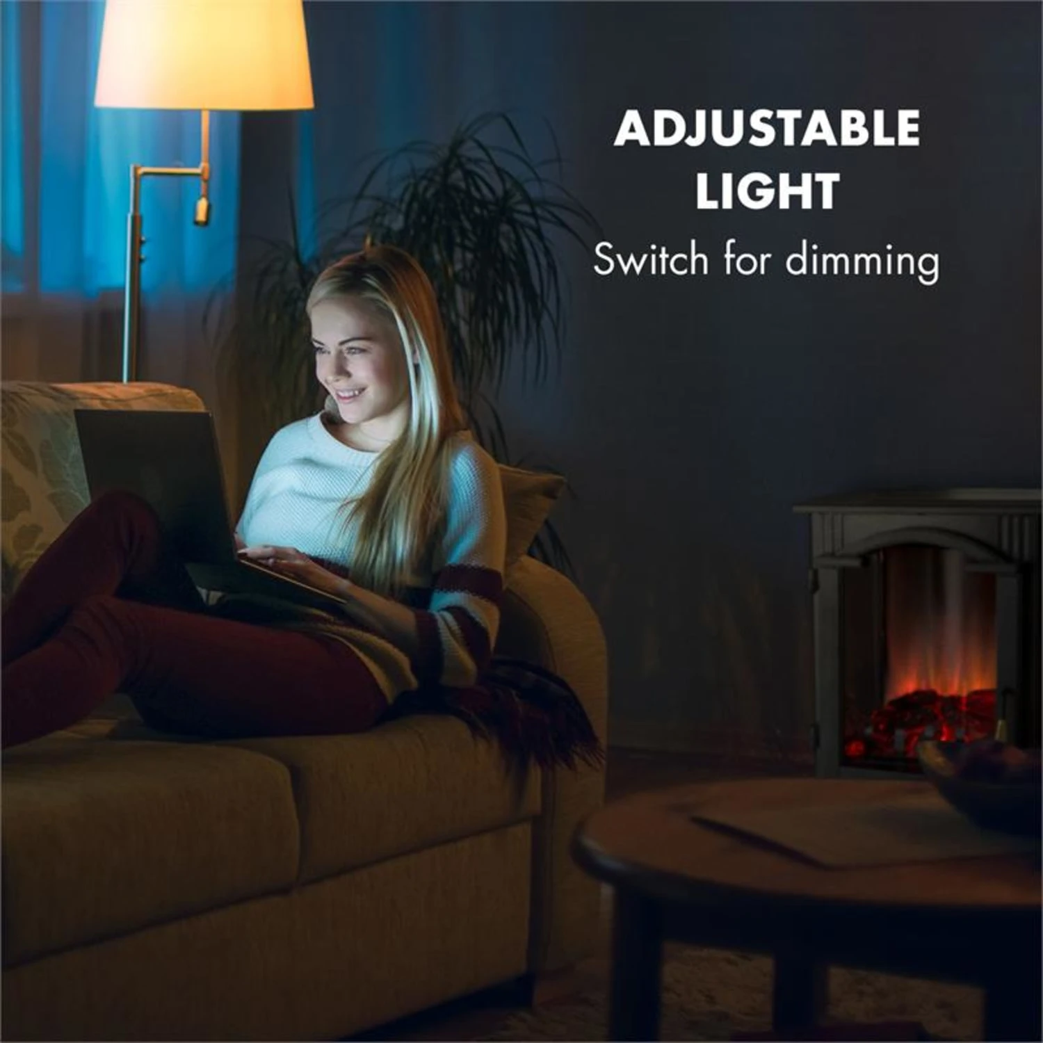 Graz Elektrischer Kamin 1000/2000W Thermostat PanoramaView Graz Elektrischer Kamin 1000/2000W Thermostat PanoramaView -Klarstein Verkaufs 10033094 yy 0007 logo Electric Fireplace Black YH20