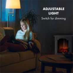 Graz Elektrischer Kamin 1000/2000W Thermostat PanoramaView -Klarstein Verkaufs 10033095 yy 0008 logo Klarstein Graz Elektrischer Kamin weiss