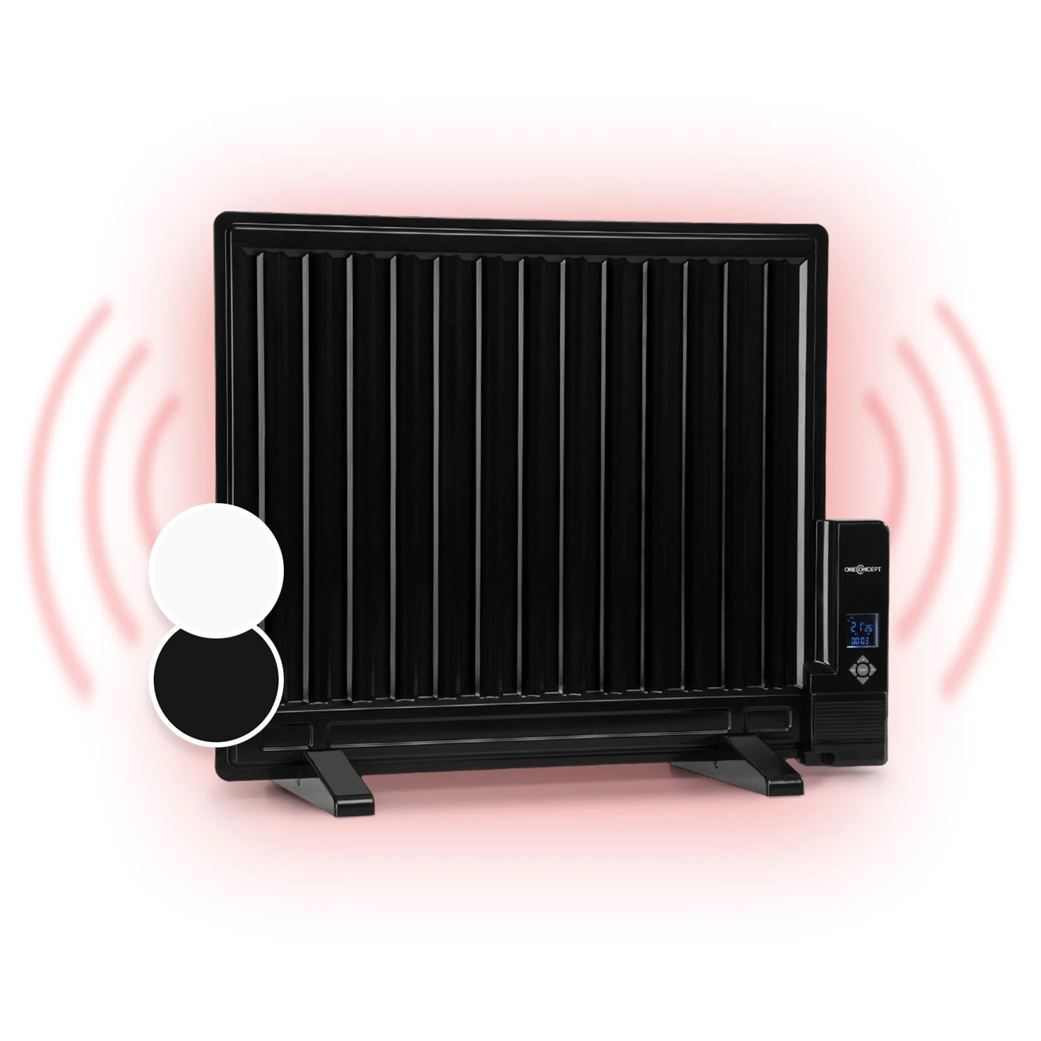 Wallander Ölradiator 600W Thermostat Ölheizung ultraflach schwarz Wallander Ölradiator 600W Thermostat Ölheizung Ultraflach Schwarz -Klarstein Verkaufs 10033099 de 0001 main