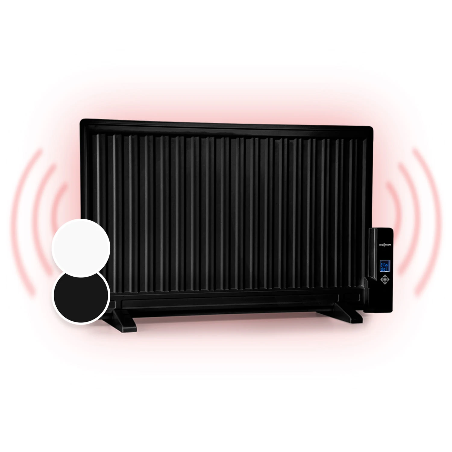 Wallander Ölradiator 800W Thermostat Ölheizung ultraflach schwarz Wallander Ölradiator 800W Thermostat Ölheizung Ultraflach Schwarz -Klarstein Verkaufs 10033101 de 0001 main