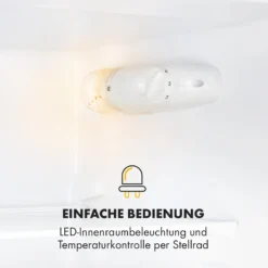 Miro XL Kühl-Gefrierkombination 180/69 L Black-Board-Front -Klarstein Verkaufs 10033130 de 0007 logo