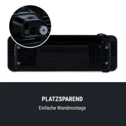 Wallkyrie Wandheizgerät 1000W/2000W 10 - 49 °C Thermostat Schwarz 7 Wallkyrie Wandheizgerät 1000W/2000W 10 - 49 °C Thermostat Schwarz -Klarstein Verkaufs 10033139 de 0008 logo