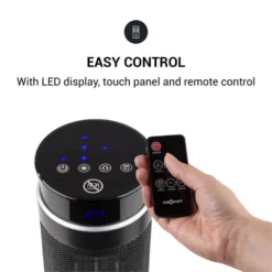 Heat Spike Turmheizgerät 1200/2200W 8h-Timer Thermostat Schwarz 3 Heat Spike Turmheizgerät 1200/2200W 8h-Timer Thermostat Schwarz -Klarstein Verkaufs 10033141 yy 0004 logo oneConcept Heat Spike Turmheizgeraet schwarz