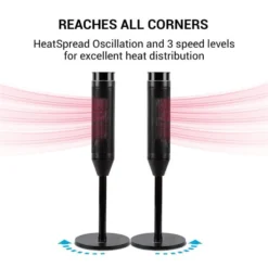 Heat Spike Turmheizgerät 1200/2200W 8h-Timer Thermostat Schwarz 4 Heat Spike Turmheizgerät 1200/2200W 8h-Timer Thermostat Schwarz -Klarstein Verkaufs 10033141 yy 0005 logo oneConcept Heat Spike Turmheizgeraet schwarz