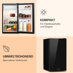 Luminance Frost Kühlschrank 91L Crisper-Fach 2 Glasböden -Klarstein Verkaufs 10033176 de 0004 logo