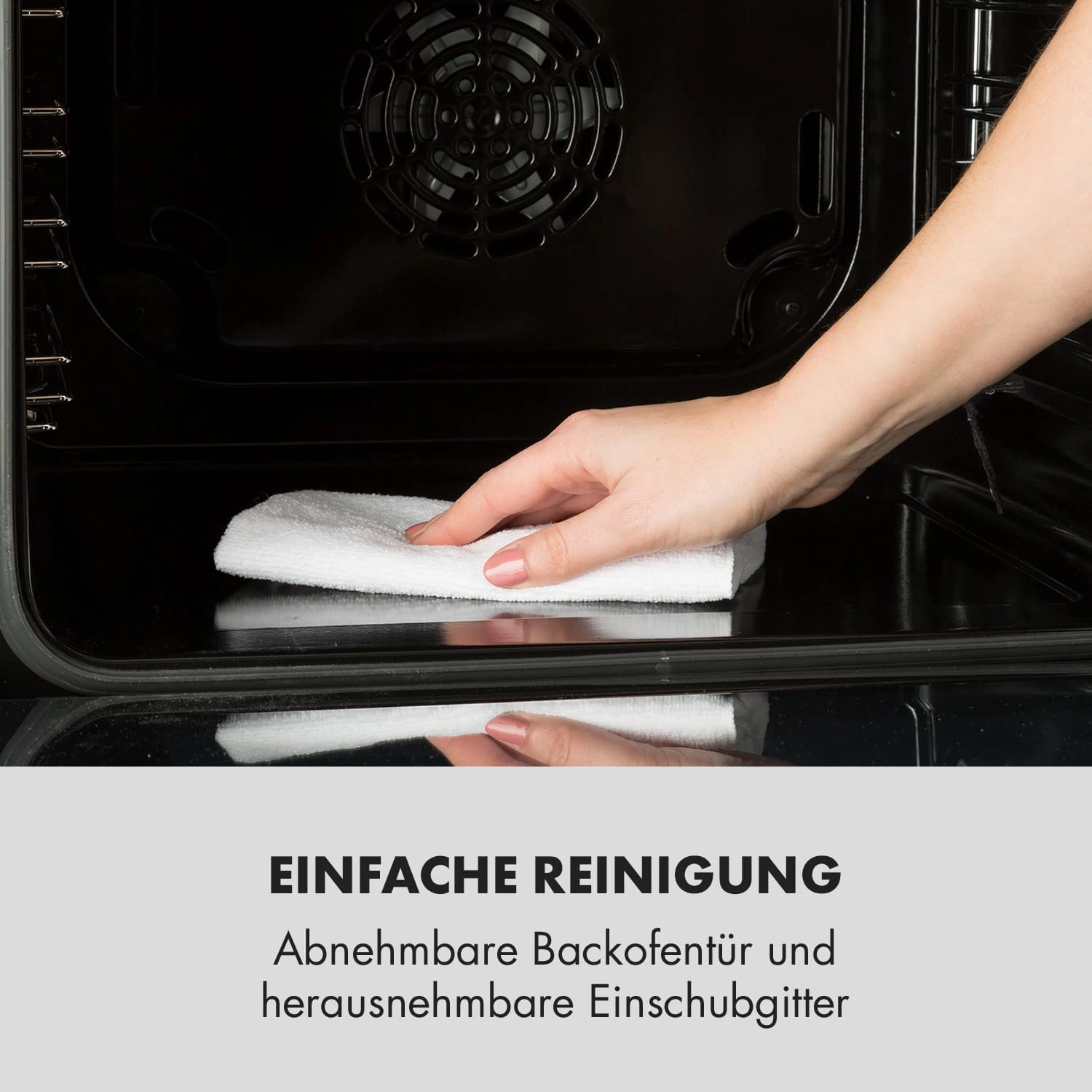 Kalahari Elektrischer Einbaubackofen 2300W 7 Funktionen schwarz Kalahari Elektrischer Einbaubackofen 2300W 7 Funktionen Schwarz -Klarstein Verkaufs 10033187 de 0003 logo