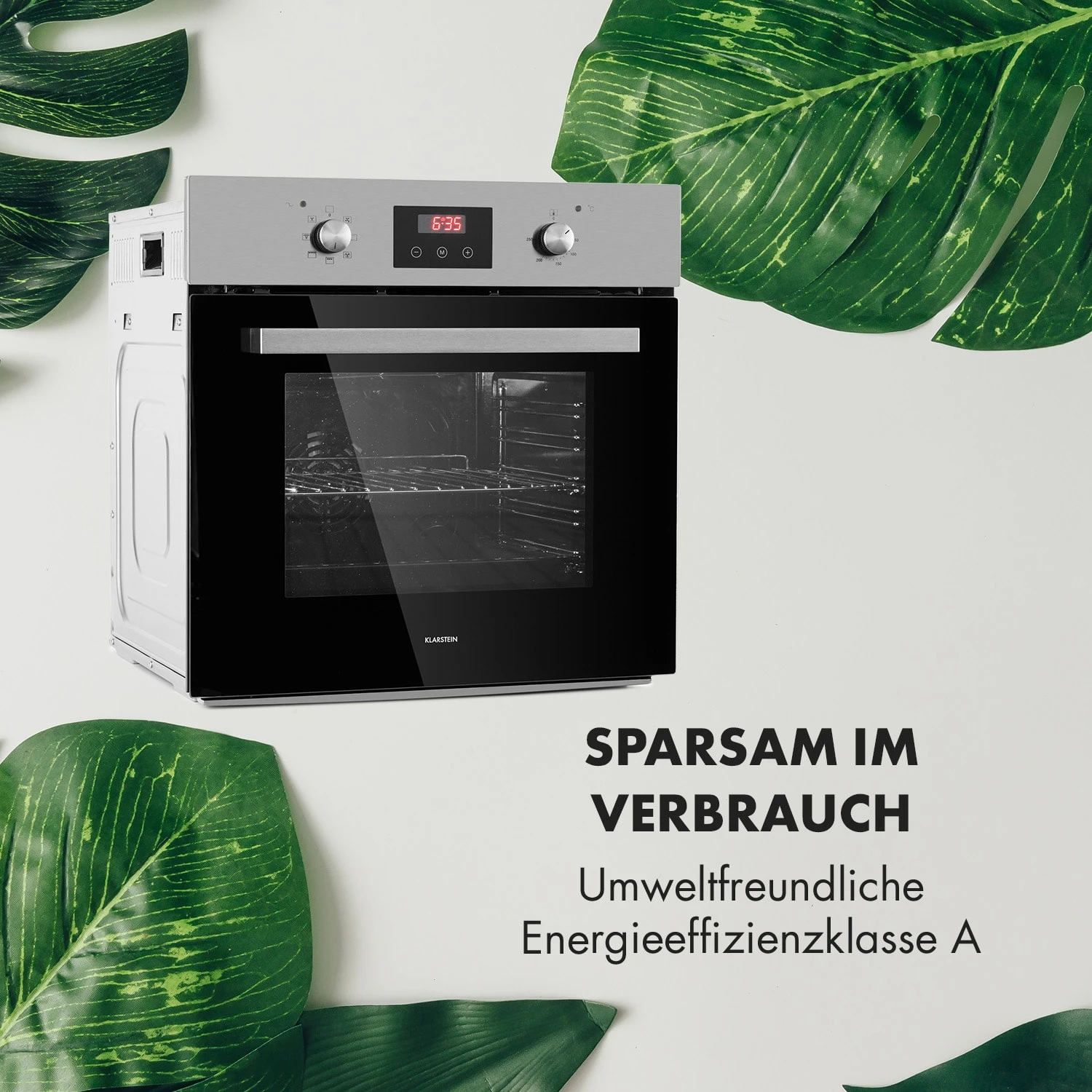 Kalahari Elektrischer Einbaubackofen 2300W 7 Funktionen schwarz Kalahari Elektrischer Einbaubackofen 2300W 7 Funktionen Schwarz -Klarstein Verkaufs 10033187 de 0006 logo