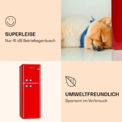 Audrey Kühl- & Gefrierkombination 97l/39l Retro-Look 2 Böden -Klarstein Verkaufs 10033193 de 0006 logo