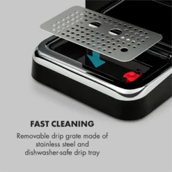 Espressionata Gusto Espressomaschine 1100W 15 Bar Druck Schwarz -Klarstein Verkaufs 10033209 yy 0006 logo Klarstein Espressionata Gusto Espressomaschine