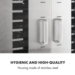 Master Jerky 24 Dörrautomat 5850W 40-90 °C 15h-Timer Edelstahl Silber -Klarstein Verkaufs 10033214 yy 0006 logo Klarstein Master Jerky 24 Doerrautomat silber