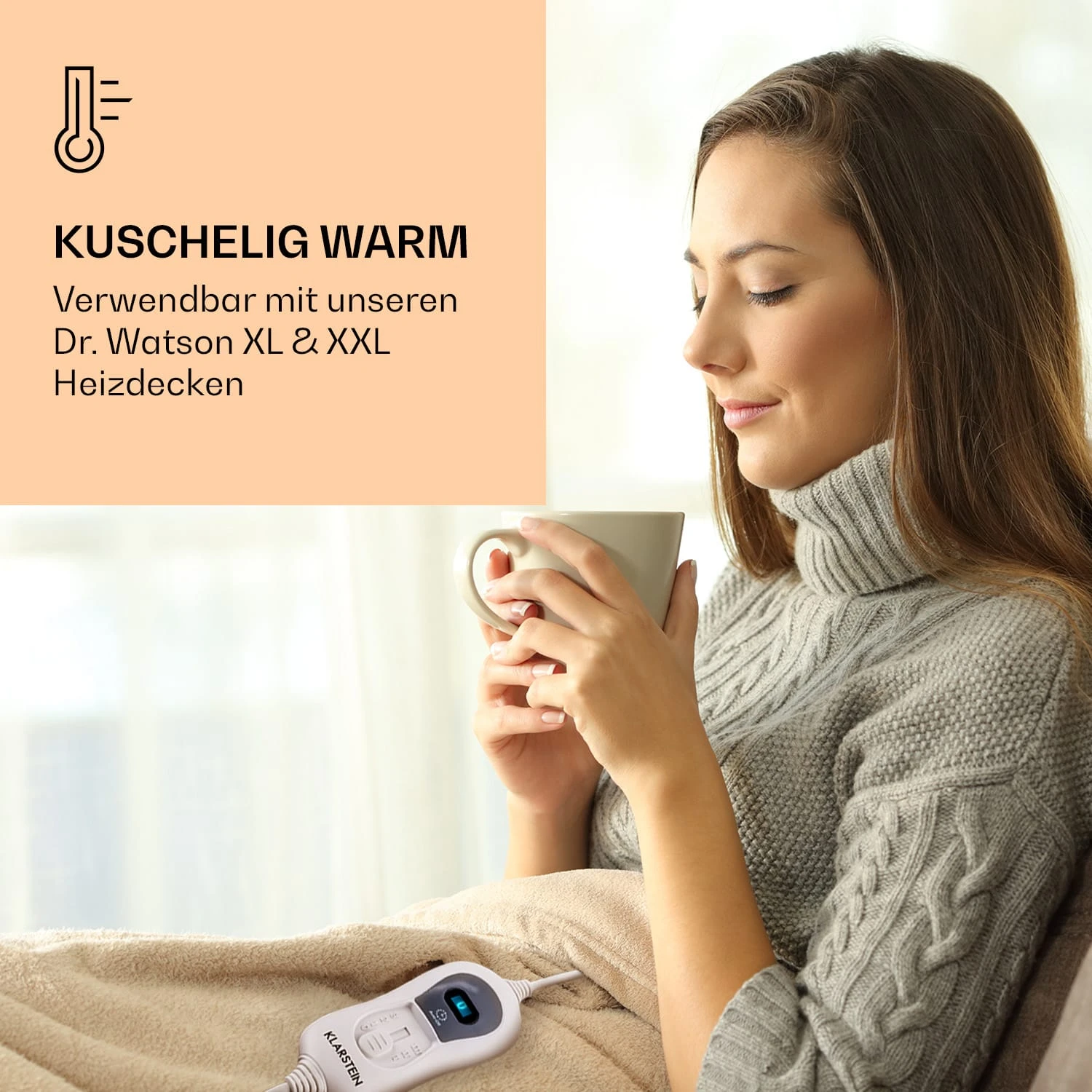 Fernbedienung für Dr. Watson XL & XXL Heizdecke Ersatzteil LED-Display 2 m abnehmbar Fernbedienung Für Dr. Watson XL & XXL Heizdecke Ersatzteil LED-Display 2 M Abnehmbar -Klarstein Verkaufs 10033243 de 0002 logo