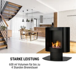Phantasma Tower Ethanol-Kamin Sicherheitsbrenner Löschhilfe Schwarz -Klarstein Verkaufs 10033266 de 0003 logo
