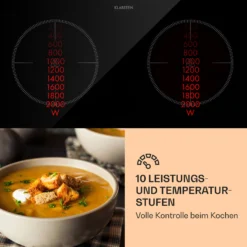 MisterCook Duo Kochplatte Infrarot 3000W 90-650°C Abschalttimer 4 MisterCook Duo Kochplatte Infrarot 3000W 90-650°C Abschalttimer -Klarstein Verkaufs 10033283 de 0005 logo