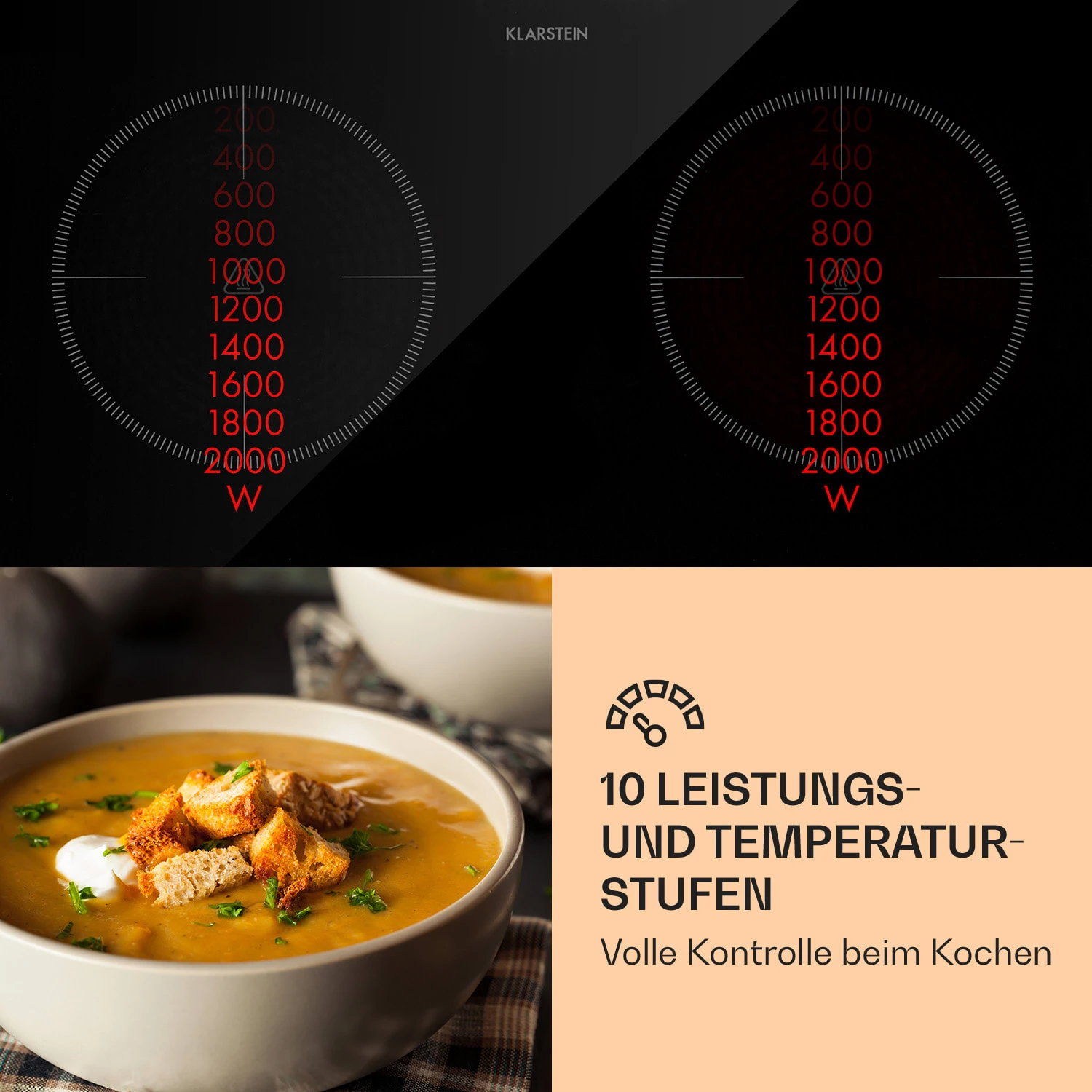 MisterCook Duo Kochplatte Infrarot 3000W 90-650°C Abschalttimer MisterCook Duo Kochplatte Infrarot 3000W 90-650°C Abschalttimer -Klarstein Verkaufs 10033283 de 0005 logo