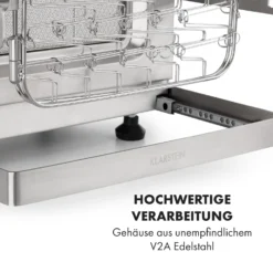 Crossfire Vertikaler Gasgrill 800°C Infrarot-Brenner 12.000 BTU Silber -Klarstein Verkaufs 10033288 de 0009 logo