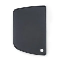 Parforce Grillplatte Glatt Zubehör Gusseisen Fettablauf Schwarz