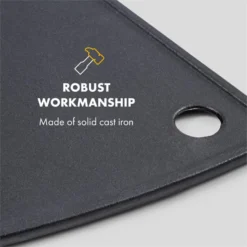 Parforce Grillplatte Glatt Zubehör Gusseisen Fettablauf Schwarz -Klarstein Verkaufs 10033299 yy 0003 logo Klarstein Parforce Grillplatte Zubehoer schwarz