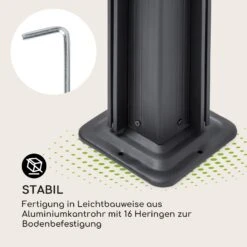 Pantheon Cortina Pavillon Mit Dach 3x4m 4 Seitenteile Beige 5 Pantheon Cortina Pavillon Mit Dach 3x4m 4 Seitenteile Beige -Klarstein Verkaufs 10033318 de 0006 logo