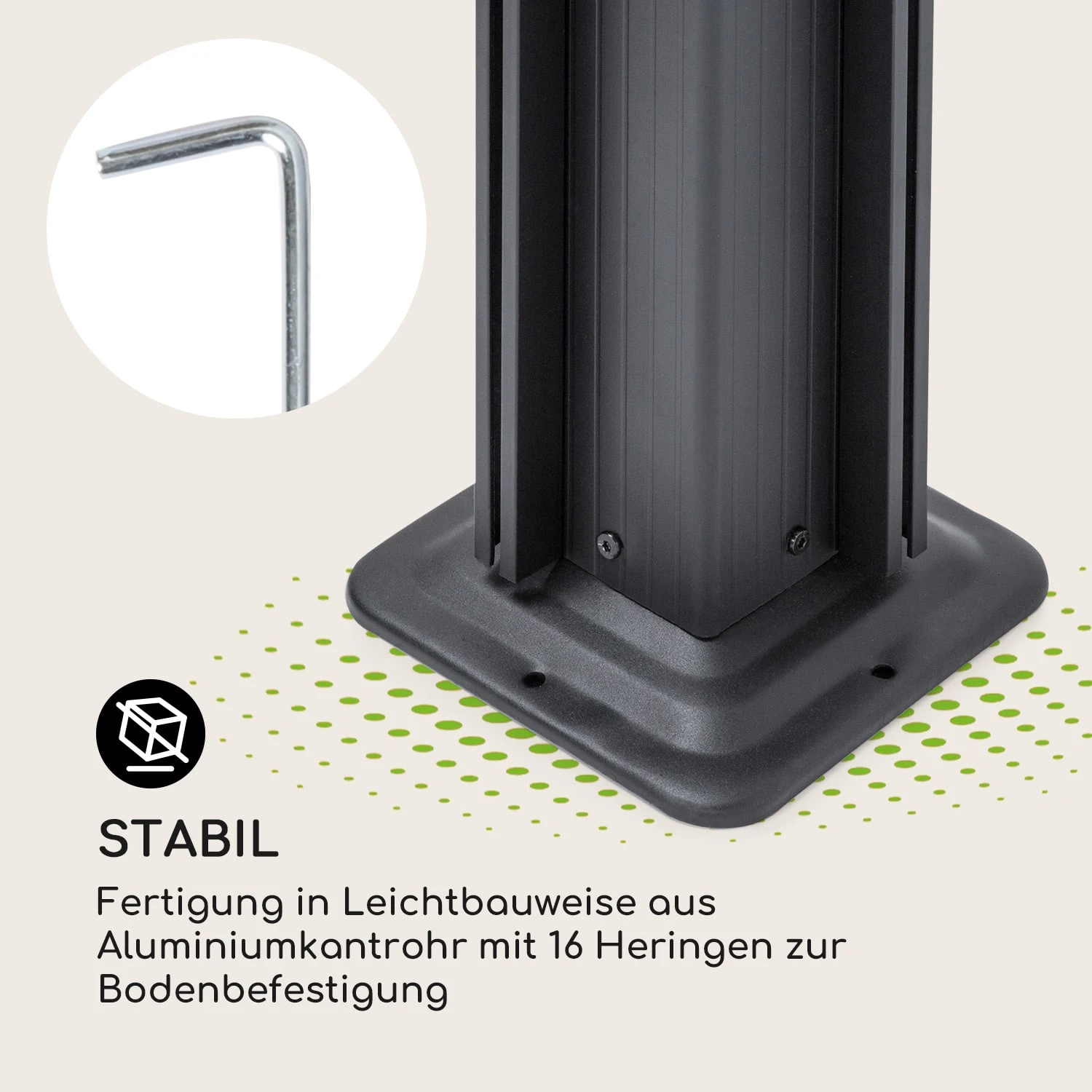 Pantheon Cortina Pavillon mit Dach 3x4m 4 Seitenteile beige Pantheon Cortina Pavillon Mit Dach 3x4m 4 Seitenteile Beige -Klarstein Verkaufs 10033318 de 0006 logo