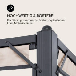 Pantheon Cortina Pavillon Mit Dach 3x4m 4 Seitenteile Beige 6 Pantheon Cortina Pavillon Mit Dach 3x4m 4 Seitenteile Beige -Klarstein Verkaufs 10033318 de 0007 logo