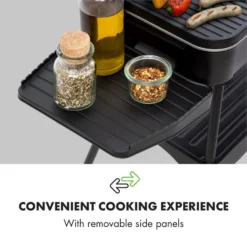 Porterhouse Elektrogrill 2200W Antihaft-Grillfläche Schwarz -Klarstein Verkaufs 10033322 yy 0003 logo Klarstein Porterhouse Elektrogrill 2200W schwarz