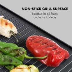 Porterhouse Elektrogrill 2200W Antihaft-Grillfläche Schwarz -Klarstein Verkaufs 10033322 yy 0004 logo Klarstein Porterhouse Elektrogrill 2200W schwarz