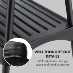 Porterhouse Elektrogrill 2200W Antihaft-Grillfläche Schwarz -Klarstein Verkaufs 10033322 yy 0005 logo Klarstein Porterhouse Elektrogrill 2200W schwarz