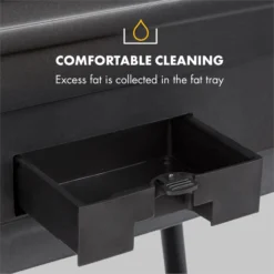 Porterhouse Elektrogrill 2200W Antihaft-Grillfläche Schwarz -Klarstein Verkaufs 10033322 yy 0008 logo Klarstein Porterhouse Elektrogrill 2200W schwarz