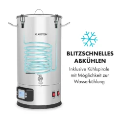 Maischfest Maischekessel 5 Teile 1500/3000W 35l LCD Edelstahl 4 Maischfest Maischekessel 5 Teile 1500/3000W 35l LCD Edelstahl -Klarstein Verkaufs 10033341 de 0005 logo