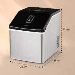 Clearcube Eiswürfelmaschine Klareis 13kg/24h Edelstahl Schwarz -Klarstein Verkaufs 10033350 yy 0011 dimensions