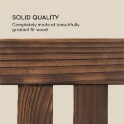 Murnau Gartenbank Flammenbehandeltes Tannenholz Braun 3 Murnau Gartenbank Flammenbehandeltes Tannenholz Braun -Klarstein Verkaufs 10033354 yy 0004 logo Blumfeldt Murnau Gartenbank Tannenholz braun