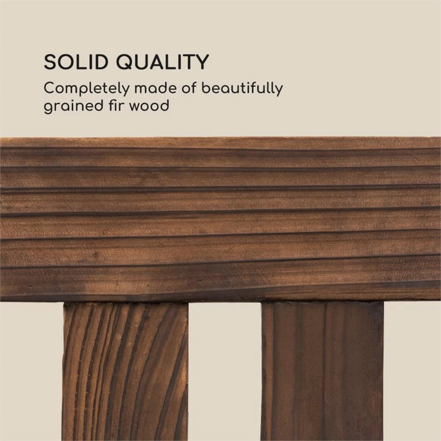 Murnau Gartenbank flammenbehandeltes Tannenholz braun Murnau Gartenbank Flammenbehandeltes Tannenholz Braun -Klarstein Verkaufs 10033354 yy 0004 logo Blumfeldt Murnau Gartenbank Tannenholz braun