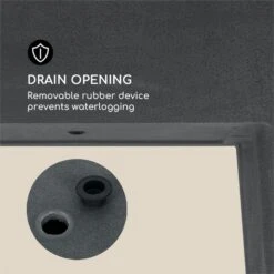 Mammutgrow Hochbeet 76 X 65 X 37 Cm UV- Und Frostschutz Anthrazit 5 Mammutgrow Hochbeet 76 X 65 X 37 Cm UV- Und Frostschutz Anthrazit -Klarstein Verkaufs 10033360 yy 0006 logo Blumfeldt Mammutgrow Hochbeet anthrazit