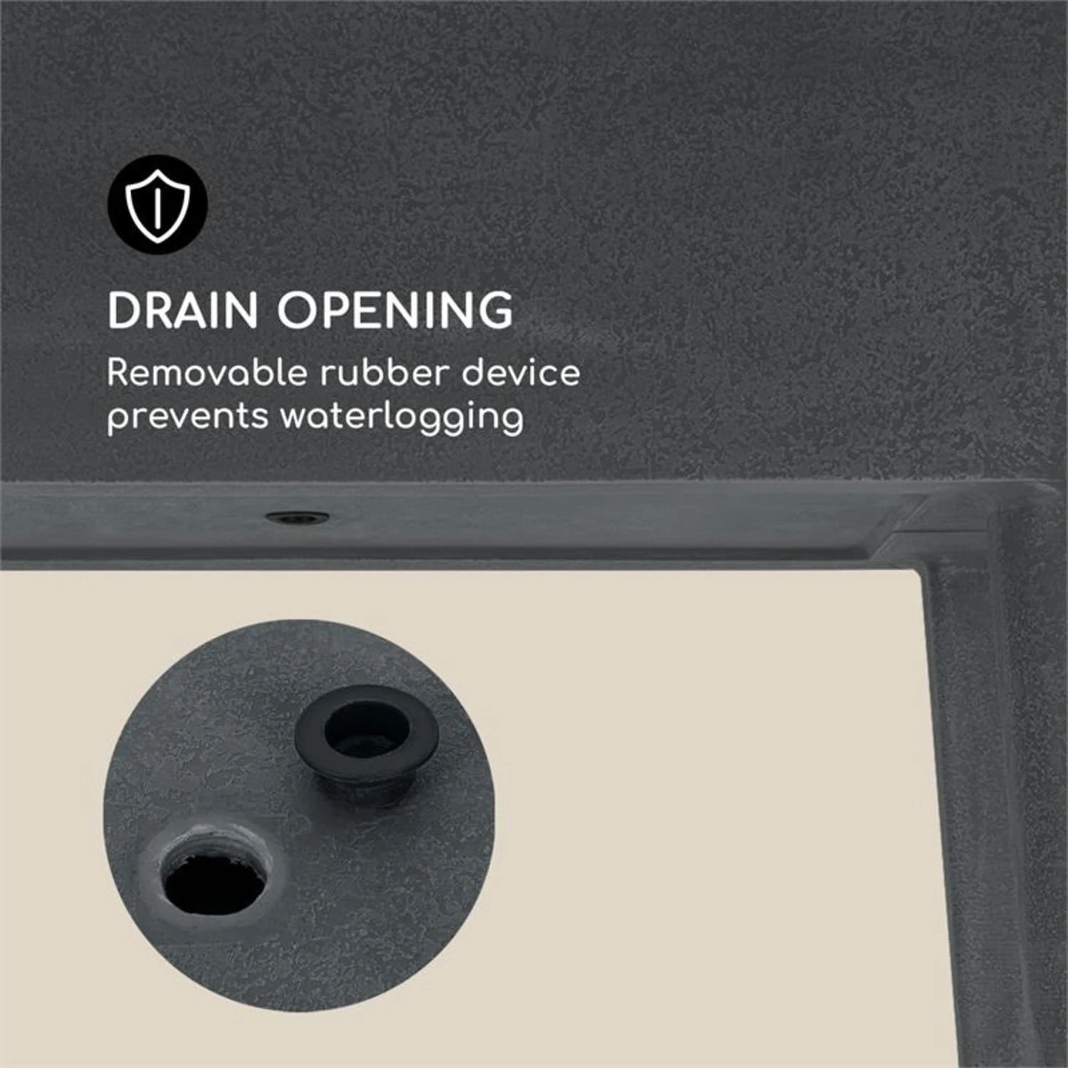 Mammutgrow Hochbeet 76 x 65 x 37 cm UV- und Frostschutz anthrazit Mammutgrow Hochbeet 76 X 65 X 37 Cm UV- Und Frostschutz Anthrazit -Klarstein Verkaufs 10033360 yy 0006 logo Blumfeldt Mammutgrow Hochbeet anthrazit