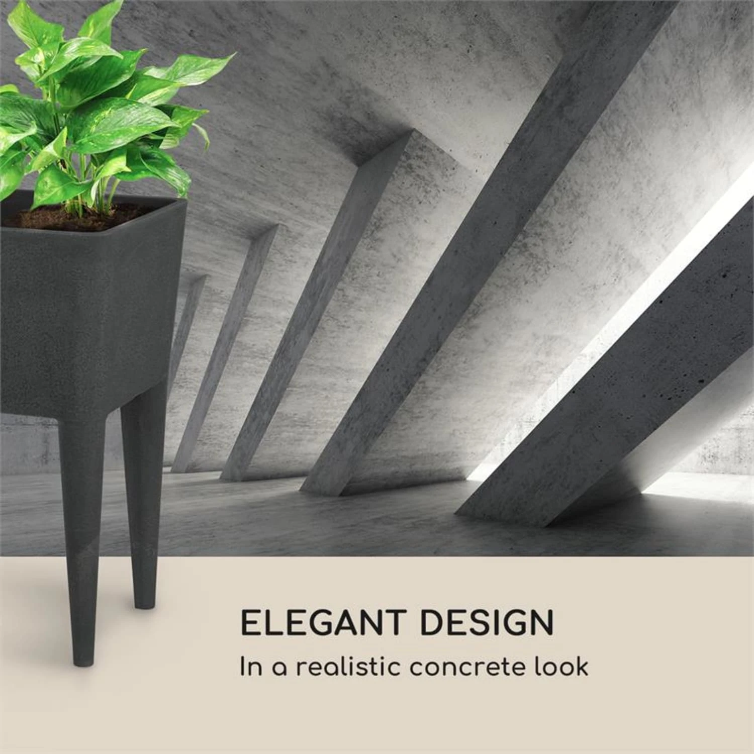 Mammutgrow Hochbeet 76 x 65 x 37 cm UV- und Frostschutz anthrazit Mammutgrow Hochbeet 76 X 65 X 37 Cm UV- Und Frostschutz Anthrazit -Klarstein Verkaufs 10033360 yy 0008 logo Blumfeldt Mammutgrow Hochbeet anthrazit