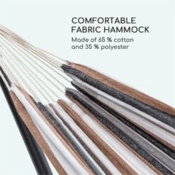 Sri Lanka Swing Hängematte Stahlrahmen 160 Kg Max. Gestreift -Klarstein Verkaufs 10033371 yy 0006 logo Blumfeldt Sri Lanka Swing Haengematte gestreift