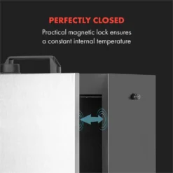 Flintstone Steel Räucherofen 1600 W Integriertes Thermometer Edelstahl -Klarstein Verkaufs 10033372 yy 0005 logo Klarstein Flintstone Steel Raeucherofen Edelstahl