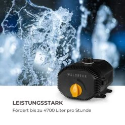 Nemesis T60 Teichpumpe 60W Leistung 3,3 M Förderhöhe 4700l/h Durchsatz -Klarstein Verkaufs 10033382 de 0003 logo
