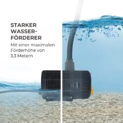 Nemesis T60 Teichpumpe 60W Leistung 3,3 M Förderhöhe 4700l/h Durchsatz -Klarstein Verkaufs 10033382 de 0005 logo