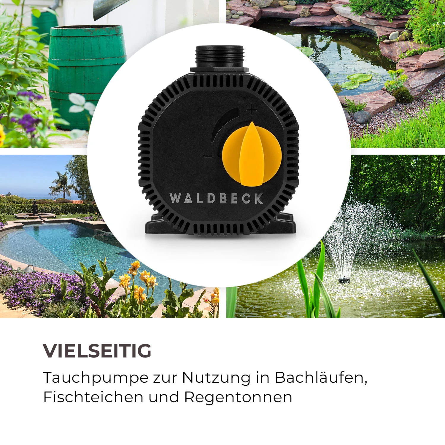 Nemesis T35 Teichpumpe 35W Leistung 2 m Förderhöhe 2300l/h Durchsatz Nemesis T35 Teichpumpe 35W Leistung 2 M Förderhöhe 2300l/h Durchsatz -Klarstein Verkaufs 10033390 de 0002 logo