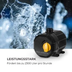 Nemesis T35 Teichpumpe 35W Leistung 2 M Förderhöhe 2300l/h Durchsatz 2 Nemesis T35 Teichpumpe 35W Leistung 2 M Förderhöhe 2300l/h Durchsatz -Klarstein Verkaufs 10033390 de 0003 logo