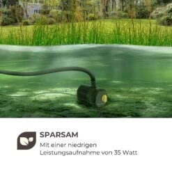 Nemesis T35 Teichpumpe 35W Leistung 2 M Förderhöhe 2300l/h Durchsatz 3 Nemesis T35 Teichpumpe 35W Leistung 2 M Förderhöhe 2300l/h Durchsatz -Klarstein Verkaufs 10033390 de 0004 logo