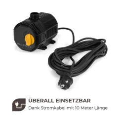 Nemesis T35 Teichpumpe 35W Leistung 2 M Förderhöhe 2300l/h Durchsatz 5 Nemesis T35 Teichpumpe 35W Leistung 2 M Förderhöhe 2300l/h Durchsatz -Klarstein Verkaufs 10033390 de 0006 logo