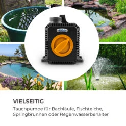 Lagoon 3600 Teichpumpe 3.600 L/h EcoSave: 20 Watt 2,8 Meter Förderhöhe -Klarstein Verkaufs 10033391 de 0006 logo