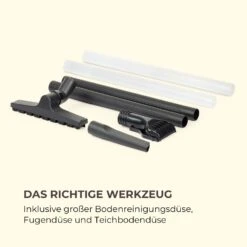Lakeside Power Teichsauger Schlammsauger 1400W 18kPa 35l Tank Grau 8 Lakeside Power Teichsauger Schlammsauger 1400W 18kPa 35l Tank Grau -Klarstein Verkaufs 10033424 de 0009 logo