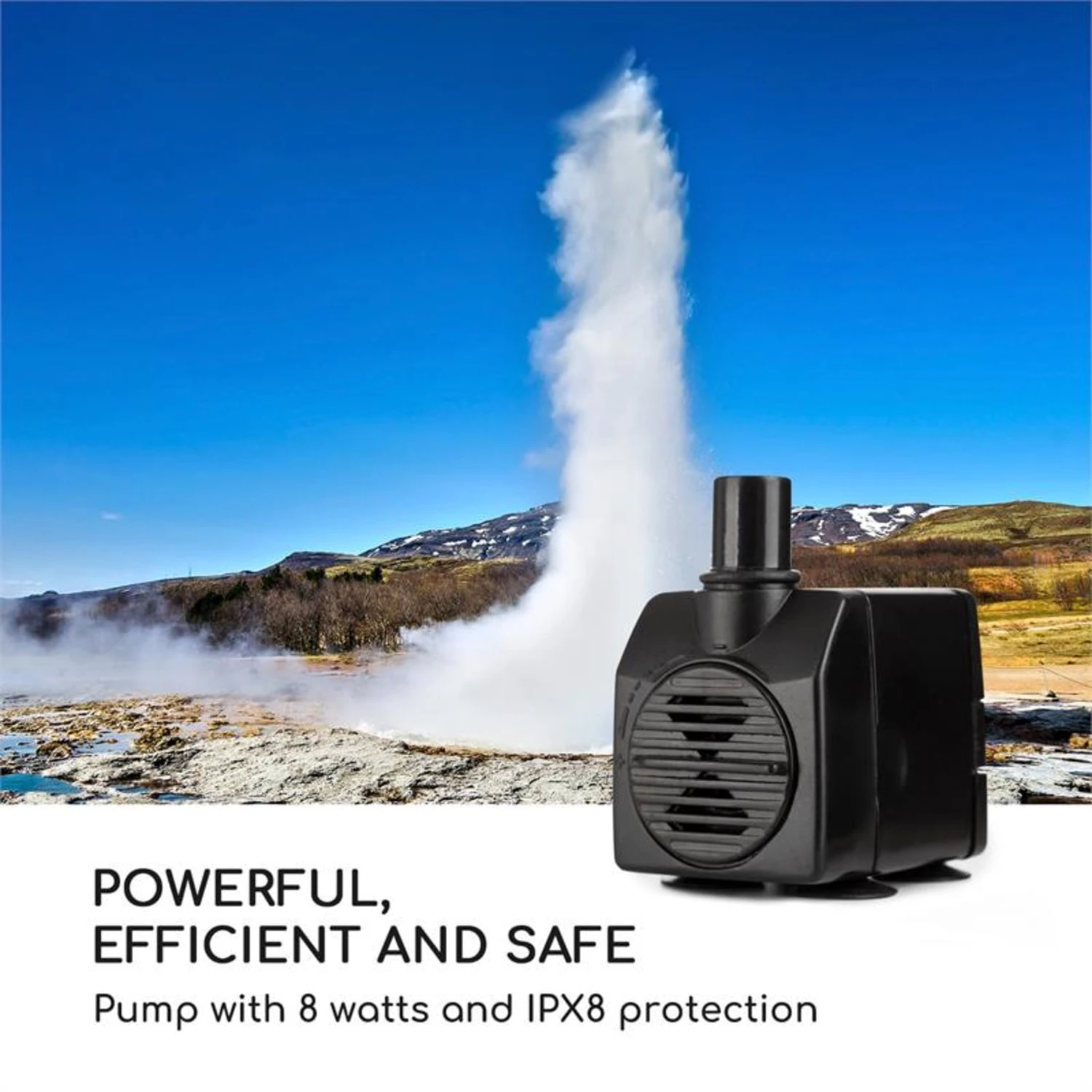 Trumpet Flow Gartenbrunnen 8W verzinktes Metall LEDs Indoor & outdoor Trumpet Flow Gartenbrunnen 8W Verzinktes Metall LEDs Indoor & Outdoor -Klarstein Verkaufs 10033430 yy 0007 logo Blumfeldt Trumpet Flow Gartenbrunnen