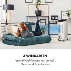 IceWind Plus 4-in-1 Luftkühler 330 M³/h Oszillation Fernbedienung -Klarstein Verkaufs 10033433 de 0005 logo