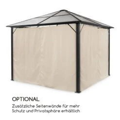 Pantheon Solid Sky Pavillon Mit Dach 3x3m Polycarbonat Aluminium 2 Pantheon Solid Sky Pavillon Mit Dach 3x3m Polycarbonat Aluminium -Klarstein Verkaufs 10033455 de 0003 logo