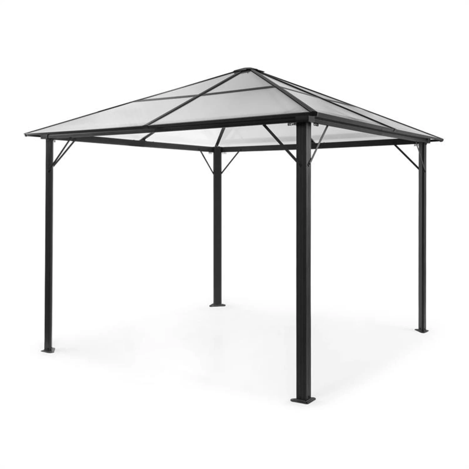 Pantheon Solid Sky Pavillon mit Dach 3x3m Polycarbonat Aluminium Pantheon Solid Sky Pavillon Mit Dach 3x3m Polycarbonat Aluminium -Klarstein Verkaufs 10033455 yy 0001 titel