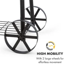 Beef Brisket Smoker Grill Holzkohlegrill/Smoker Edelstahl-Grill Mobil -Klarstein Verkaufs 10033460 yy 0006 logo Klarstein Beef Brisket Smoker Grill schwarz